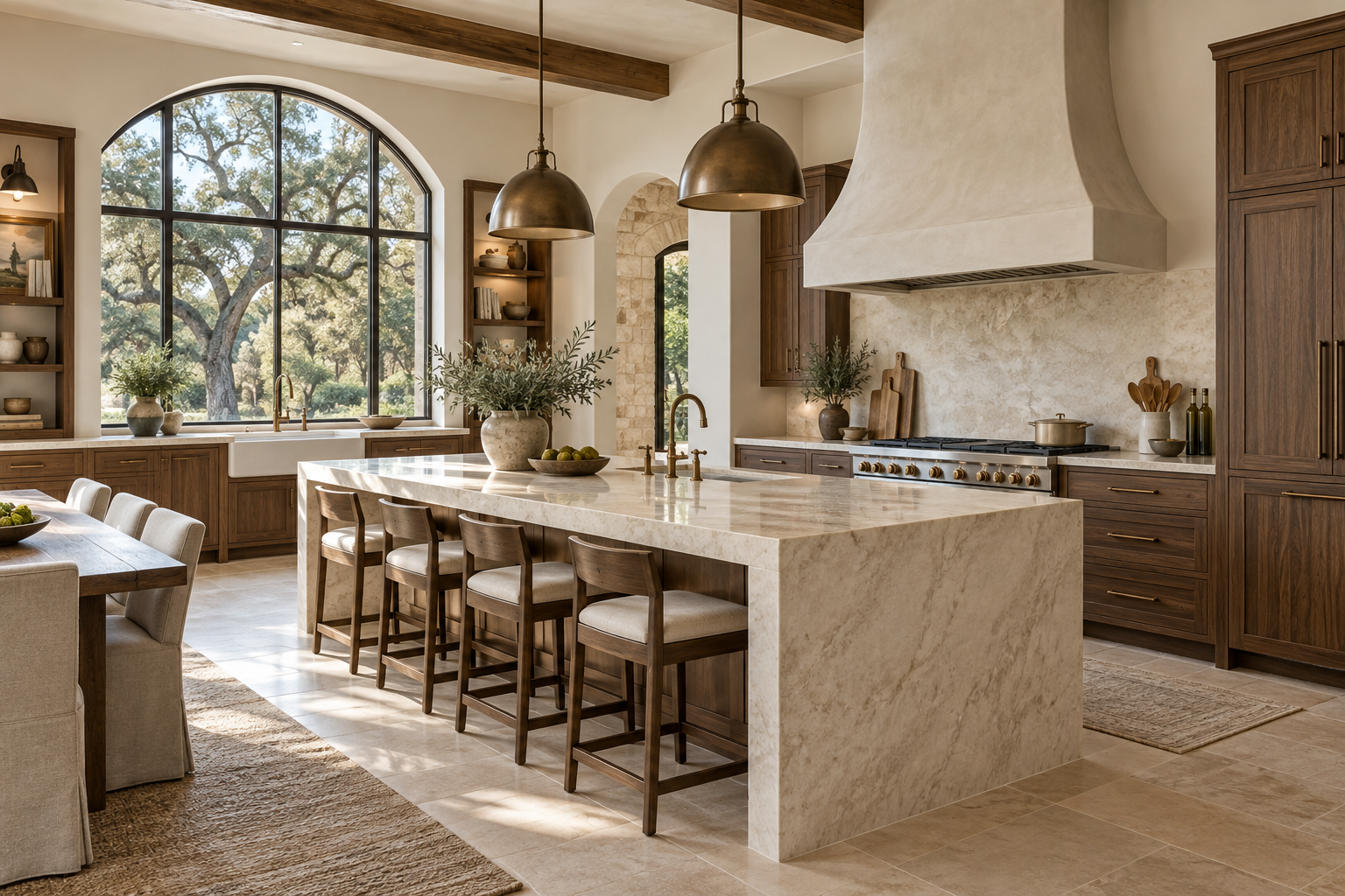 AI-generated illustrative kitchen